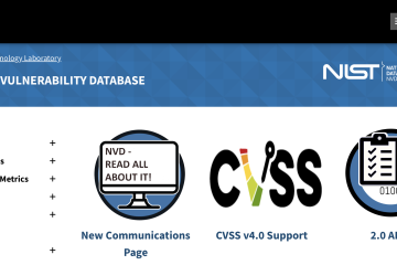 NIST: The National Vulnerability Database (NVD)